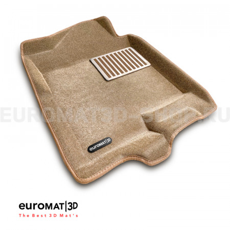 Текстильные 3D коврики Euromat3D Lux в салон для Cadillac Escalade (2007-2014) № EM3D-001302T Бежевый Текстильные 3D коврики Euromat3D Lux в салон для Cadillac Escalade (2007-2014) № EM3D-001302T Бежевый