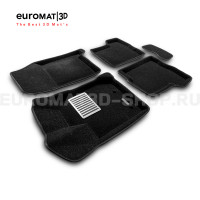 Текстильные 3D коврики Euromat3D Lux в салон для Lada XRay (2016-) № EM3D-005309